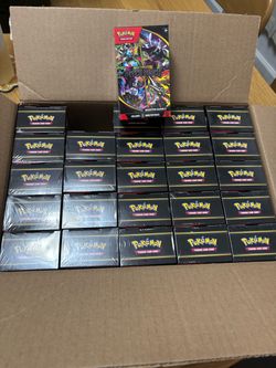 Pokémon TCG Mega Evolution Pitch Black Booster Bundles Opened Case