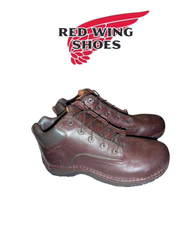 NWOB Red Wing ASTM F2413-11 Waterproof Steel Toe Work Boots Black Size:11.5