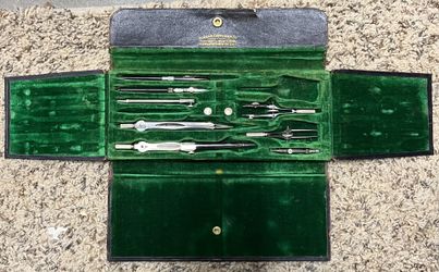 Antique Drafting Set
