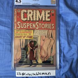 Crime SuspenStories #11 (EC Comics 1952) Golden Age CGC 4.5