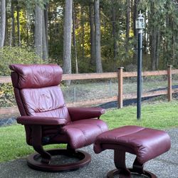 Ekornes Stressless  Chair And Ottoman 