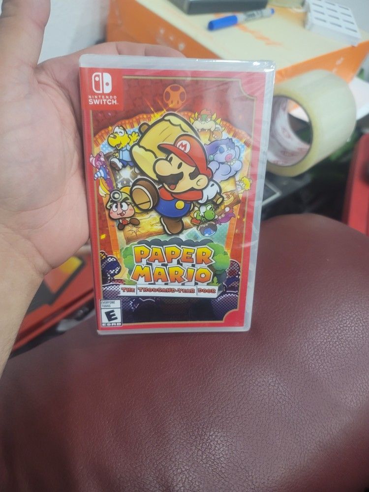 NINTENDO SWITCH PAPER MARIO AND THE 1,000 YEAR DOOR BRAND NEW FACTORY SEALED