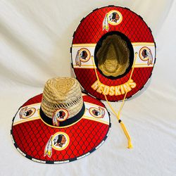 Washington redskins Straw Hat great Father Day Gift 🎁 order now (I also have other Teams)