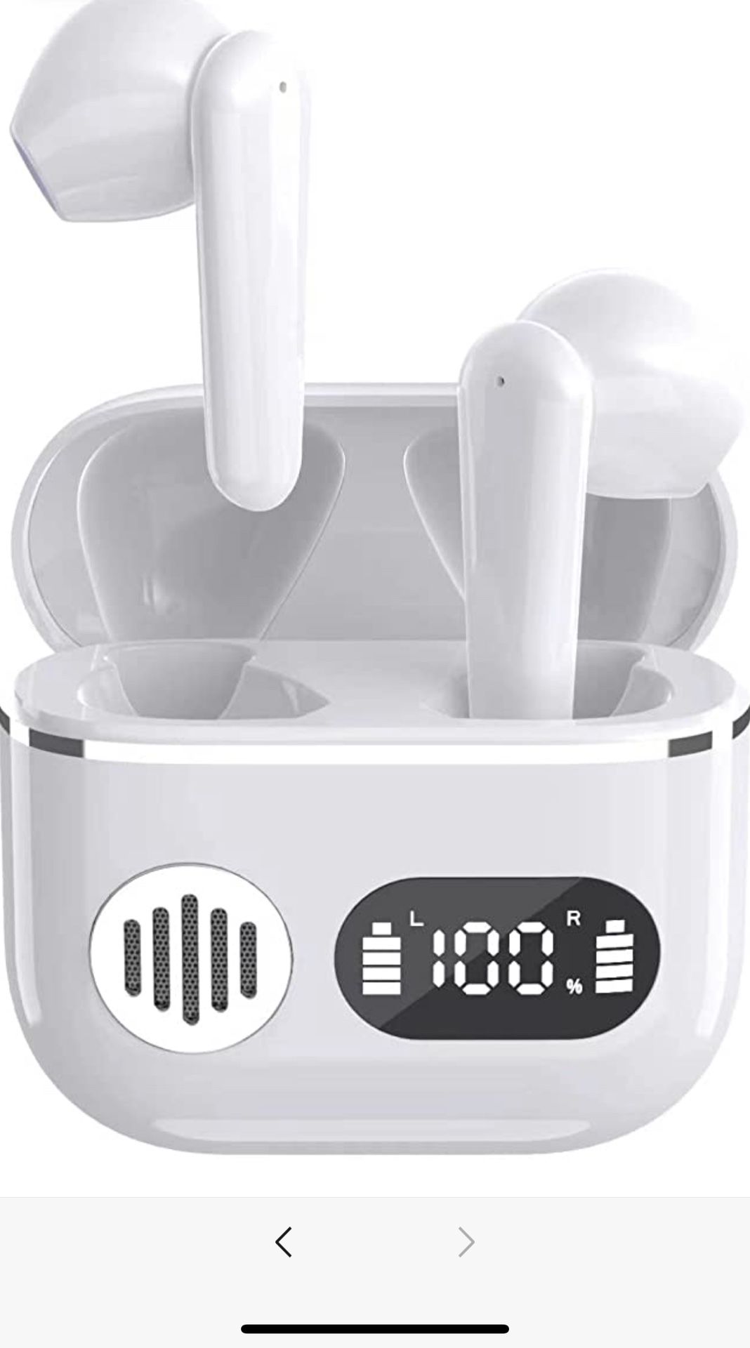 Wireless Earbuds Bluetooth 5.2 Ear Buds True Wireless Headphones,in-Ear Bluetooth Earphones,HiFi Stereo Touch Control, ENC Noise Cancelling Ear Buds w