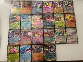 Pokemon EX cards from Multiple ME sets