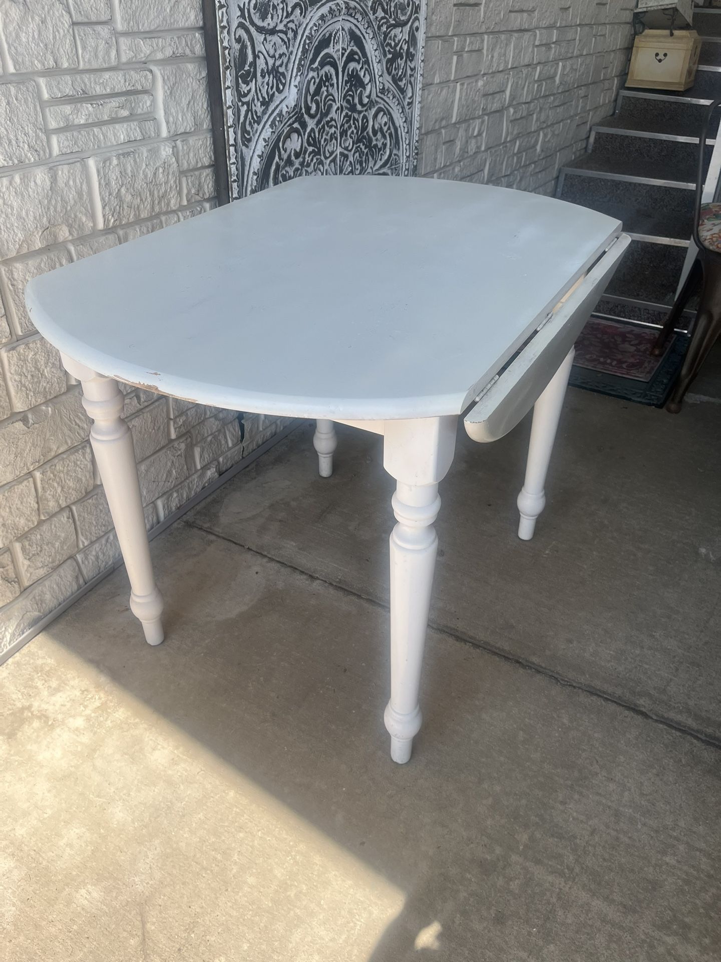 Table With Fold Down Sides
