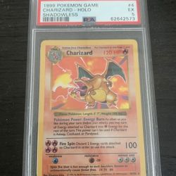 Charizard Holo Shadowless PSA 5