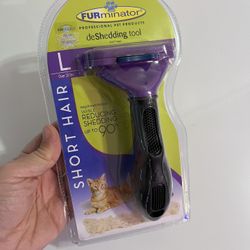 FURminator deShedding Tool For Medium/Large Cats, Short Hair