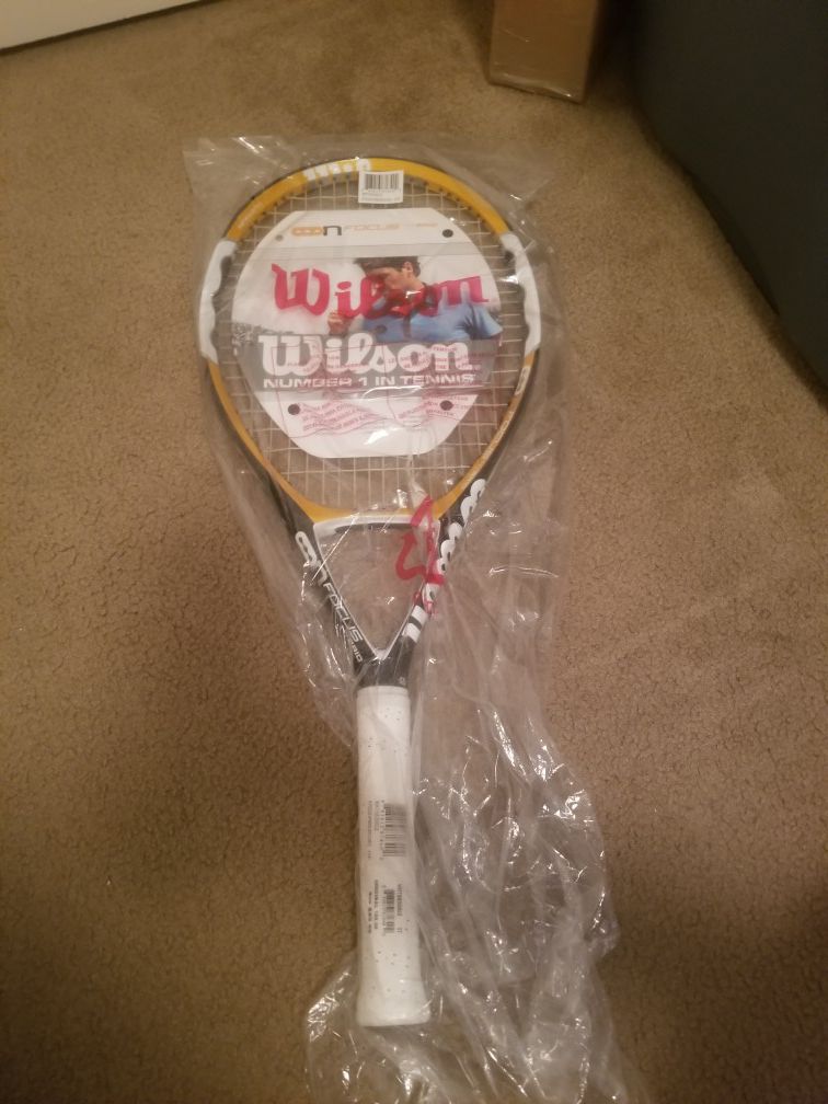Wilson n focus hybrid adult tennis racket