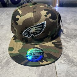NWT Kipa Premium Philadelphia Eagles Camouflage SnapBack Hat. Lid, Cap.