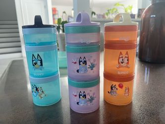 Free Bluey snack containers