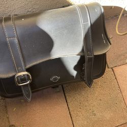 Two Motorcycle Bags And Seat