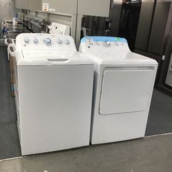 New Scratch And Dent GE Washer And Dryer Set. 1 Year Warranty 