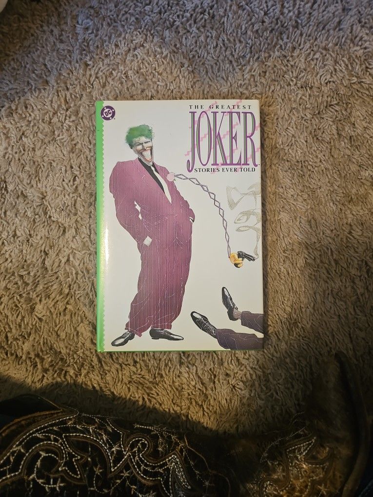 1988 DC Comics The Greatest Joker Stories Ever Told Hard Cover Book