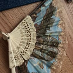 Vintage Souvenir Hand Fan