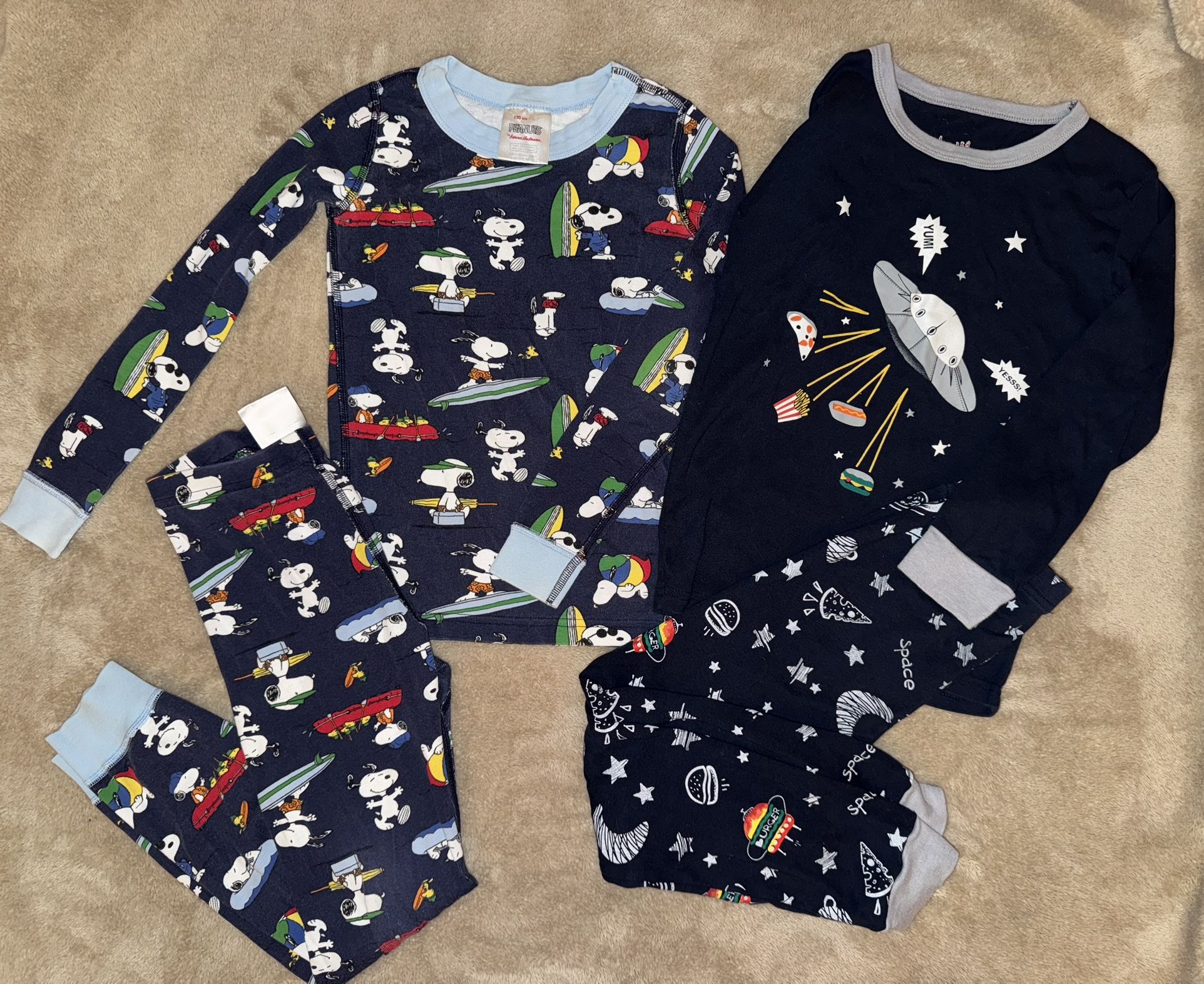 2 Pair Boys Pajamas 