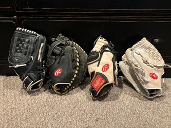 Rawlings Mizuno gloves $50 each firm