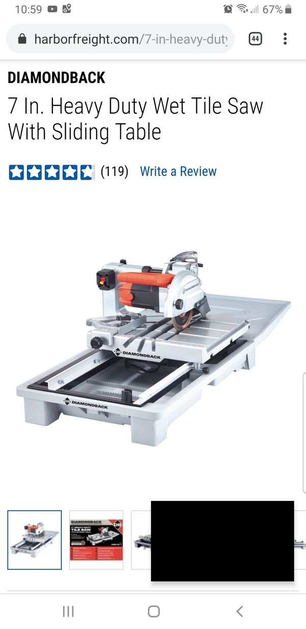 Diamondback Tile Saw W Stand for Sale in Santa Rosa, CA OfferUp