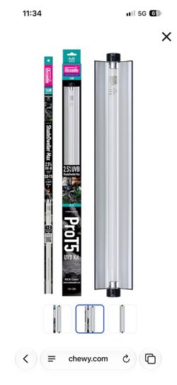 Arcadia Reptile Pro T5 UVB Max Kit, ShadeDweller, 2.5% UVB, 14W, 22", 1 count