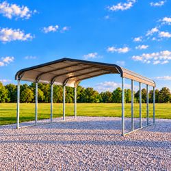 18×20×9 Metal Carport – Only $1,546 Installed!