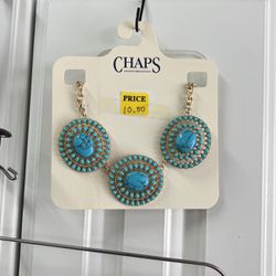 New Chaps Turquoise Statement Necklace 