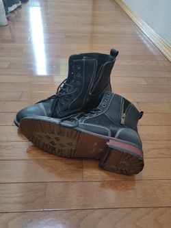 High top boots (black + accent)