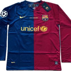 Messi #10 FC Barcelona 2009 Champions League (Long Sleeve)