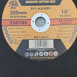 Cut Off Saw Blade 14" Disco Para Metal