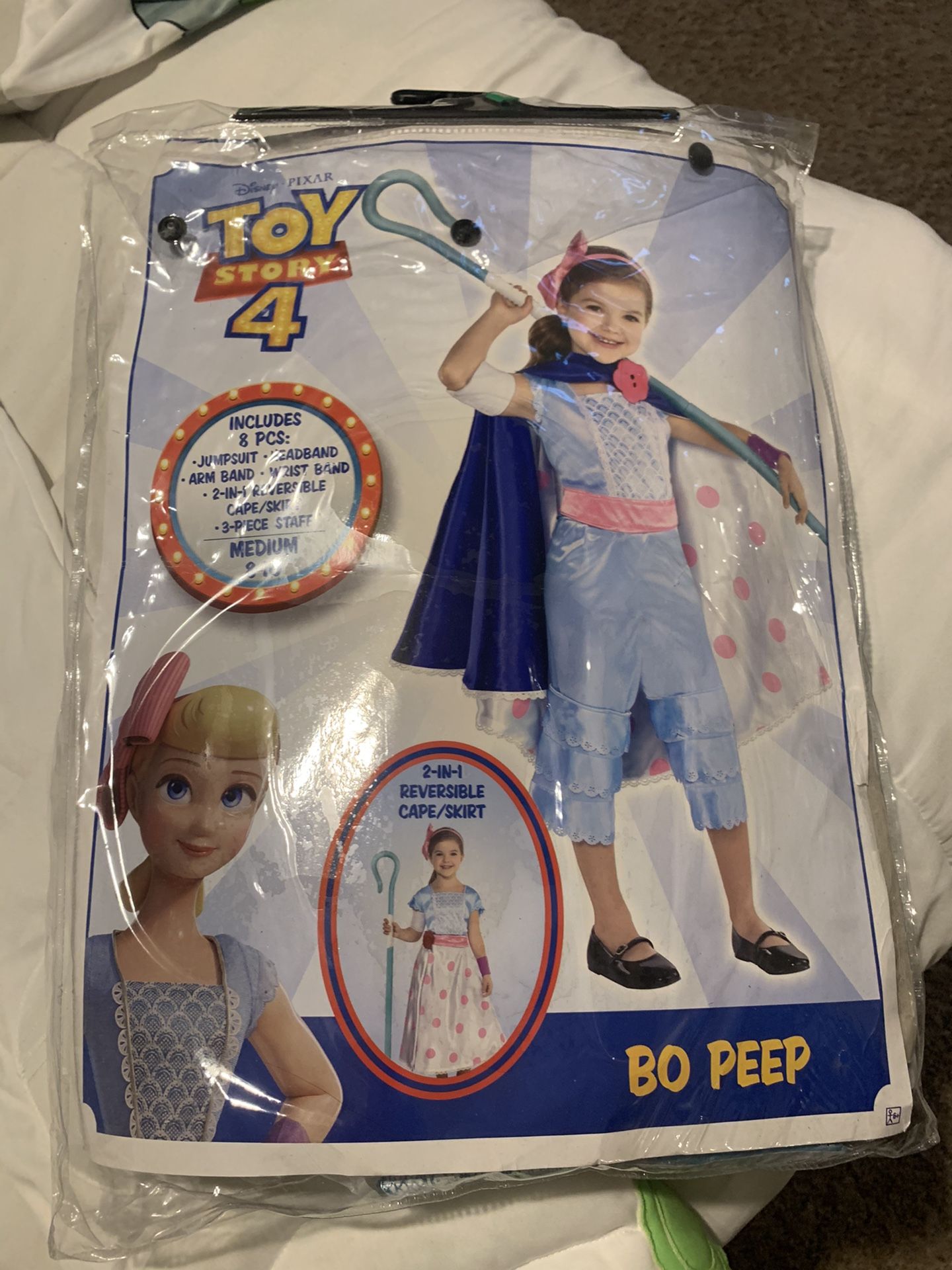 Bo Peep Toy Story Costume Aand Wig