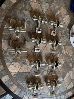 10 Nickel door handles
