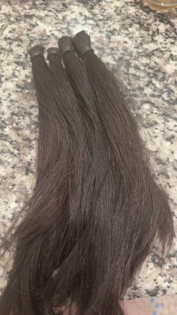 Real black hair