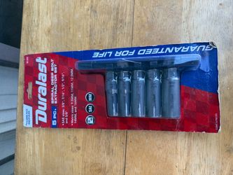 Duralast 5 pc spiral Deep Bolt extractor set