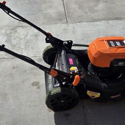 ATLAS 80V Brushless Cordless, 21 in. Self-Propelled Lawn Mower w/ Battery and Charger