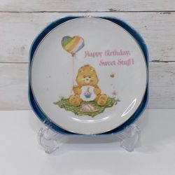 Vintage American Greetings Care Bears Birthday Bear Plate