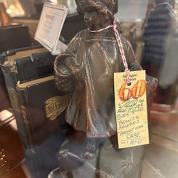 Vintage Bronze Bookends