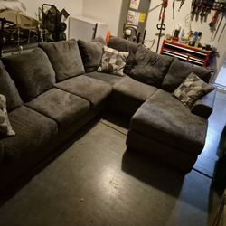 Grey Sectional Couch