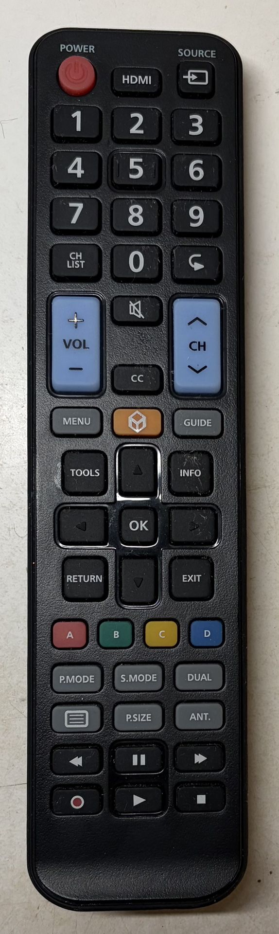 Insignia NS-RMTSAM17 Remote Control