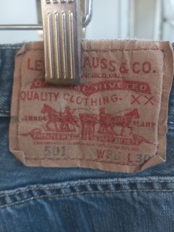 Levis 501 Jeans 38x30