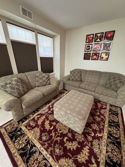 Sofa (pullout bed), Loveseat & Ottoman Set