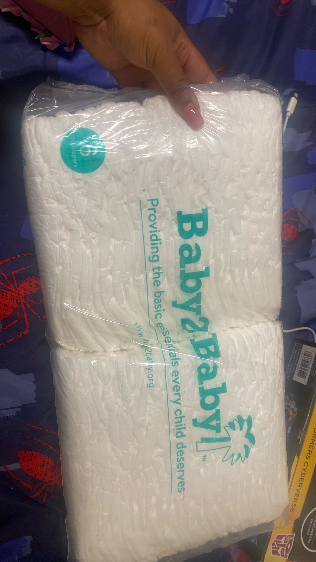 Free Size 6 Diapers 50 Count