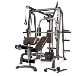 Marcy 20+ Home Gym Machine + Dumbbells + Plates (Full Bundle)