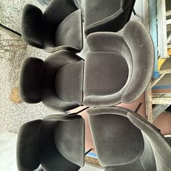 Velvet chairs