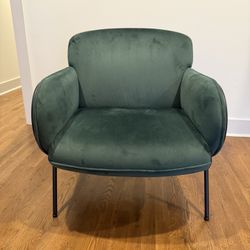 Green Velvet Office Chair