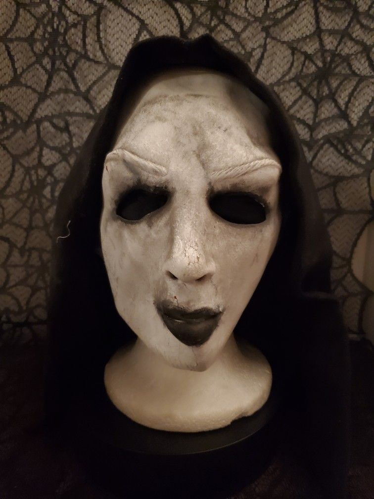 Scary Nun Mask Reaslistic Adult Creepy Halloween Horror Mask Scary Movie Valek