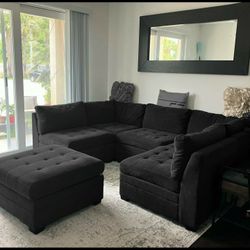 Modular Sectional Couch Sofa With Ottoman 