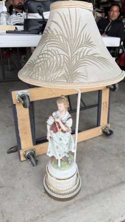 Vintage Doll lamp Italian made