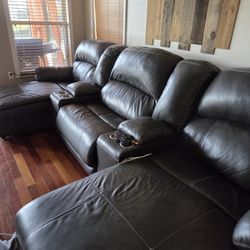 Leather Couch 