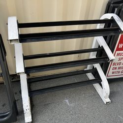 Three Set rack for dumbbells. $150