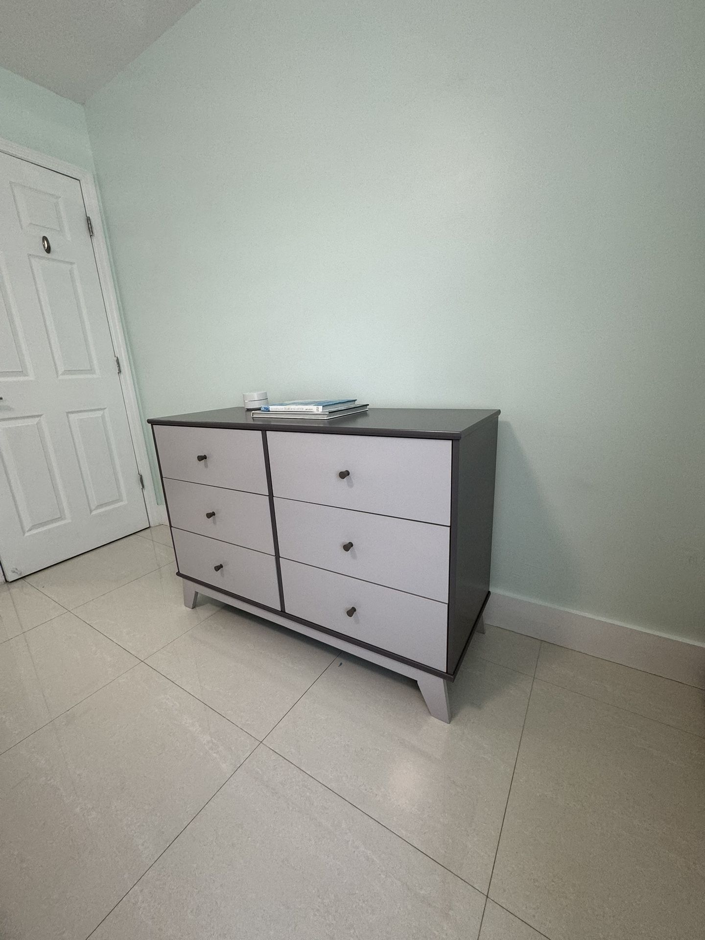 White Gray Dresser 