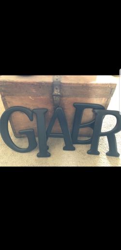 Giant letters